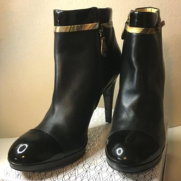 PAUL SMITH "Kali" Leather Ankle Boots - Picture 4 of 16